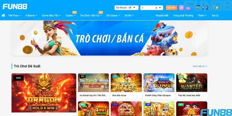 fun88 nhà cái đẳng cấp